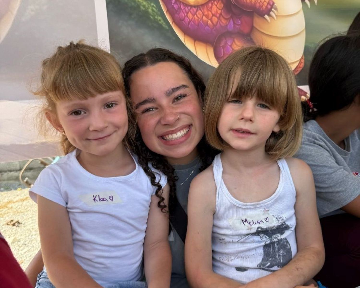 New puppet theatre with a group of children